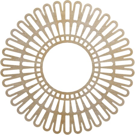 Ekena Millwork Cornelius Wood Fretwork Pierced Ceiling Medallion, Birch, 26"OD x 9 5/8"ID x 1/4"T CMWP26X0250CRBI